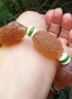 手串纯天然原石无烧戈壁玛瑙