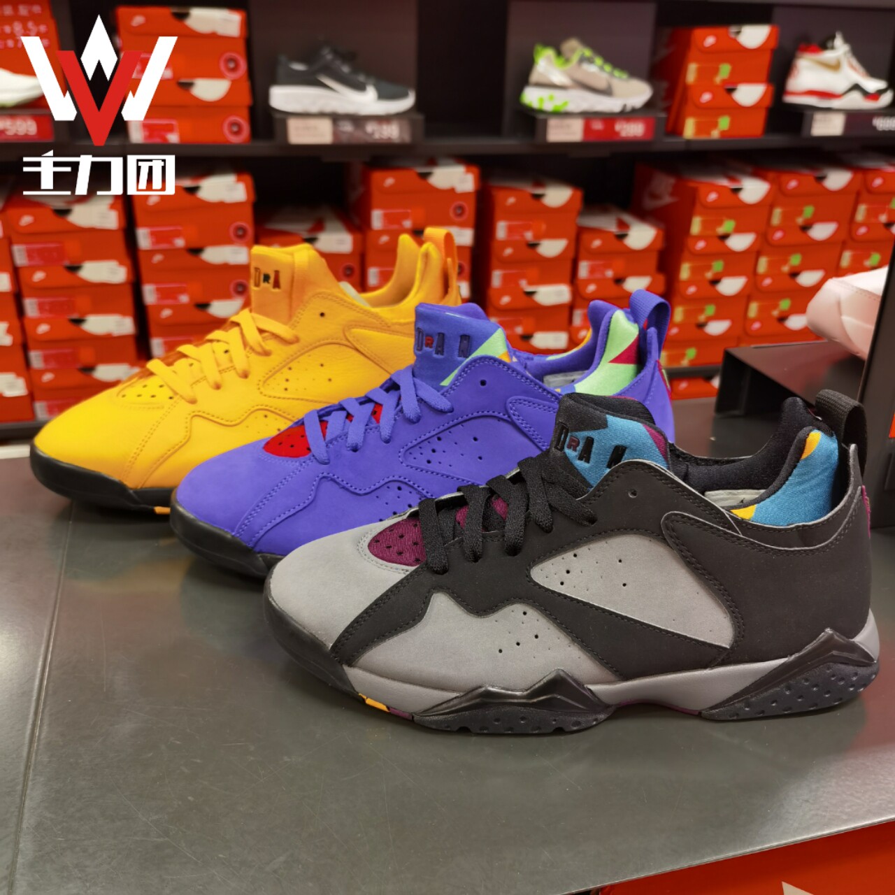 AIR JORDAN 7 LOW 乔7 aj7低帮 波尔多 出租车AR4422-034-701-407