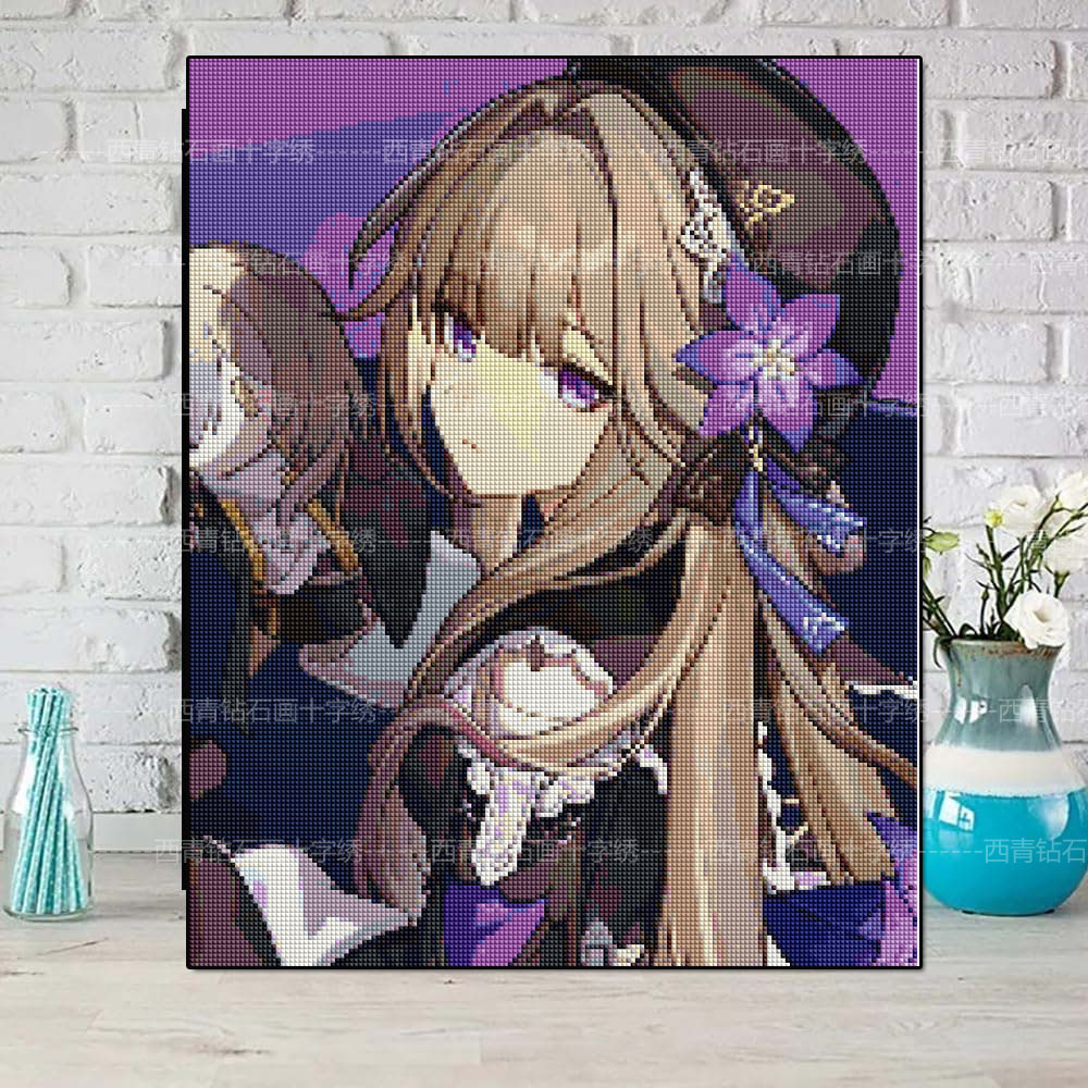 星铁大黑塔钻石画女孩手工DIY崩坏崩铁星穹铁道砖石绣点钻十字绣