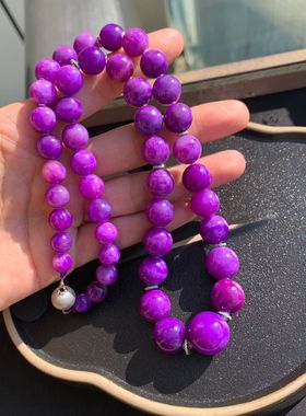 回收舒俱来塔链 娇艳欲紫， 15.5-7.8mm，85.8g