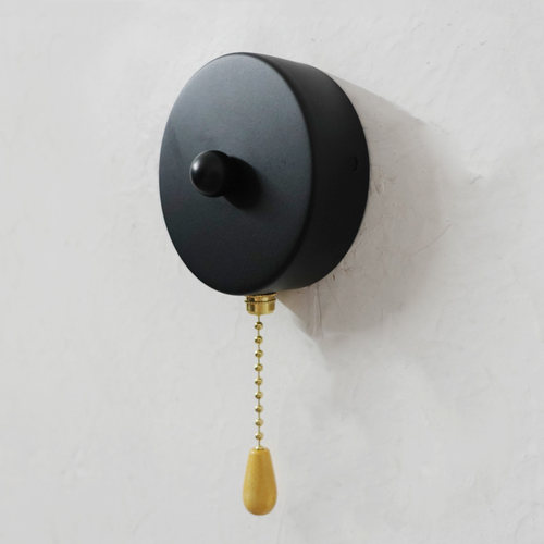 墙壁开关拉绳侧面单控