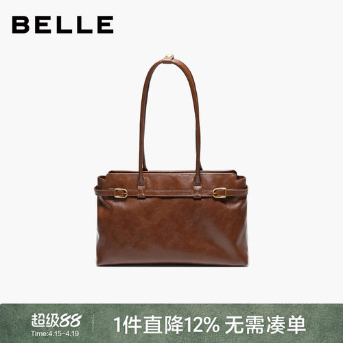 百丽时尚通勤皮带扣法棍包