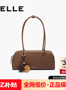 百丽包包女新款商场同款时尚miu系波士顿包大容量腋下包8547ACX5