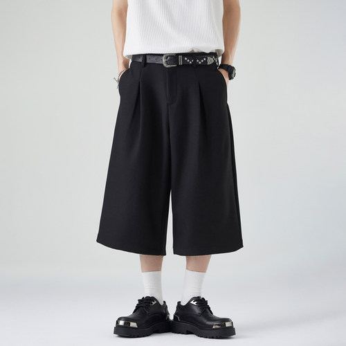 TN DD 2026潮牌白色运动休闲裤夏季薄款高级感运动七分短裤