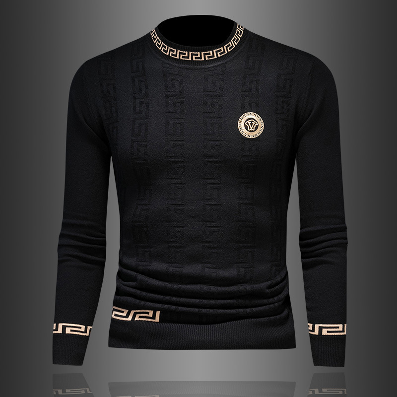 欧洲站L24525 P135 长期款秋冬长袖羊毛衫毛衣针织衫套头打底衫