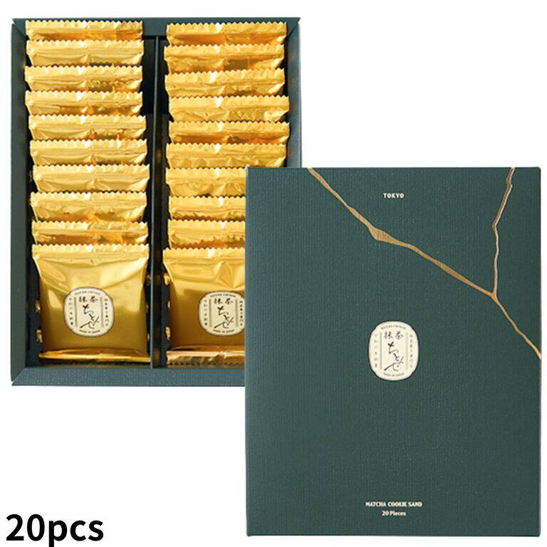 日本机场进口零食抹茶筑地千岁夹心饼干礼盒装10/20枚伴手礼
