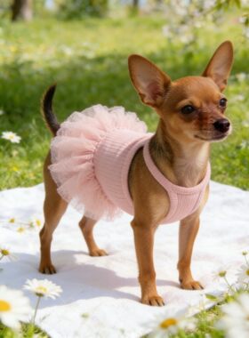 宠物2026新款小鹿犬专用狗狗裙子衣服春夏连衣裙春装吊带蓬蓬裙