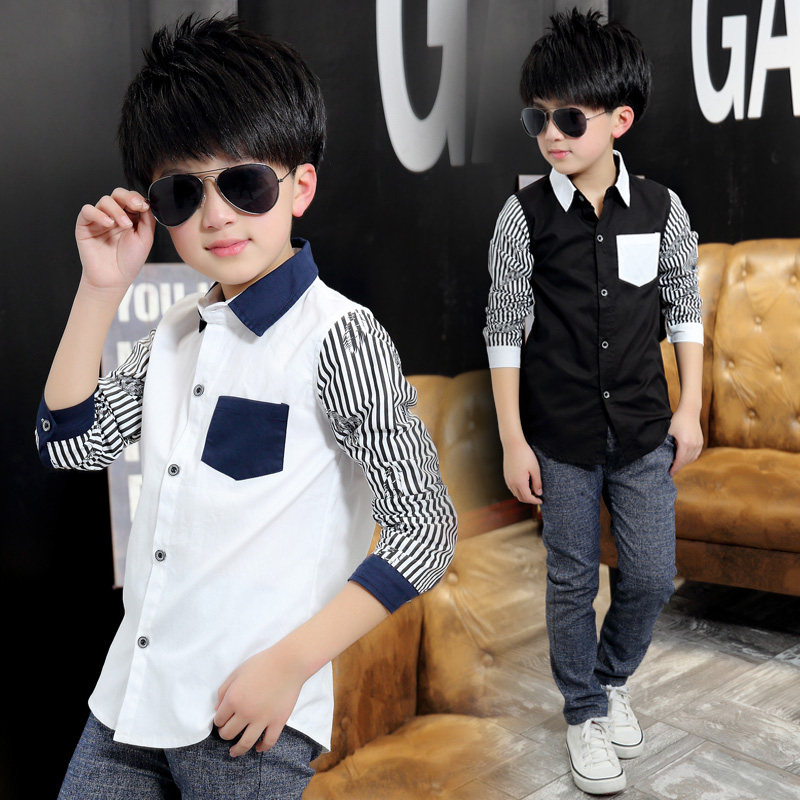 Chemise garcon à manche longue - Ref 2073276 Image 3