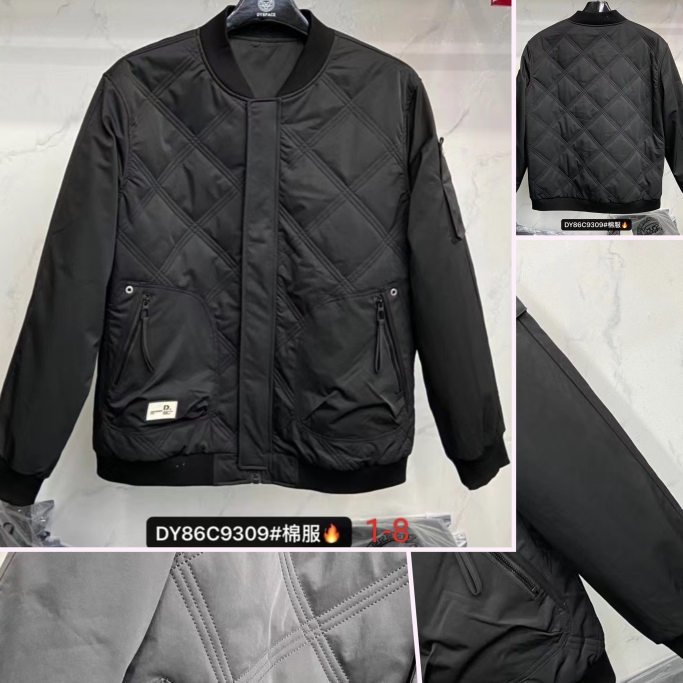 309大码男装5尺1宽棉服秋冬上衣加肥加大号底摆散口外套特体棉袄