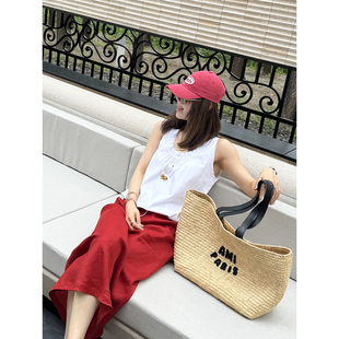 CC大彤彤 巨好看宽松显瘦白色背心女无袖上衣夏外穿女2026新款