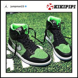 Jordan CK6637 AJ1 002 High Rage Zoom Air 黑绿篮球鞋 Green