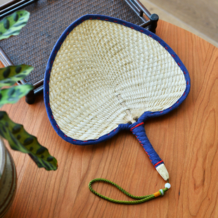 老式 扇风 大蒲扇棉布手工缝制包边宝宝扇儿童扇子手摇复古怀旧夏季