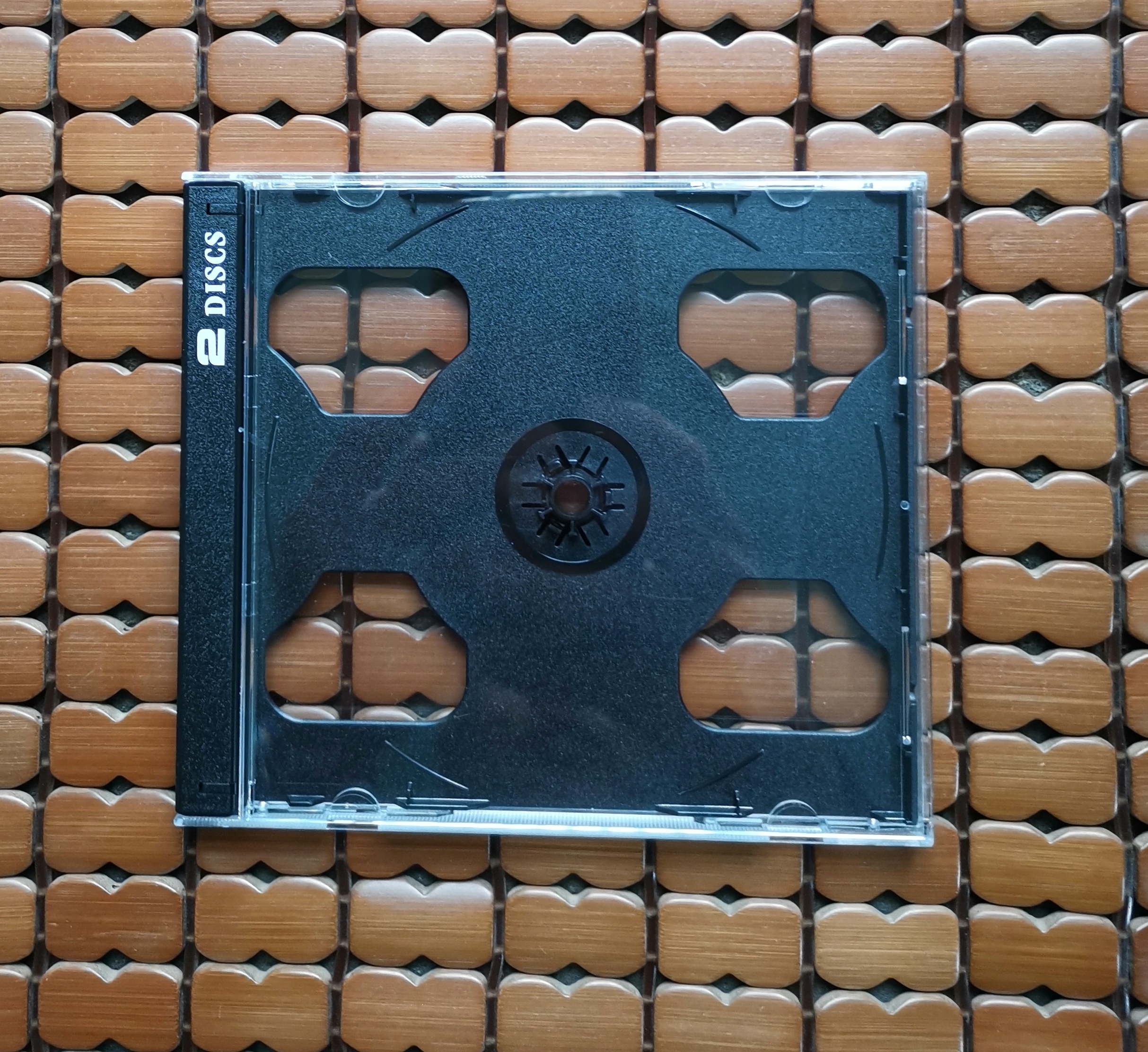 进口双碟cd盒子2cd软件黑色