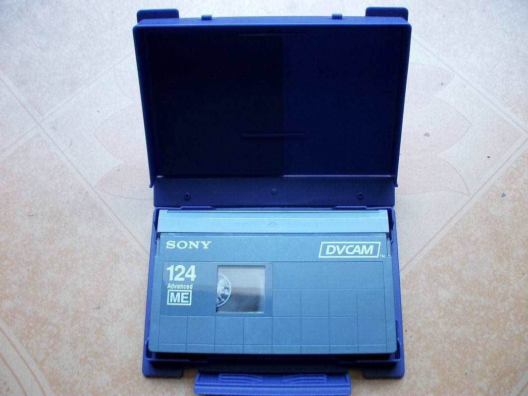 索尼 SONY DVCAM 124 DV摄像带录像带金属磁带