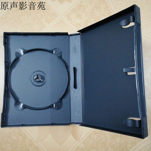 进口厚多碟黑色光盘盒盒子软件