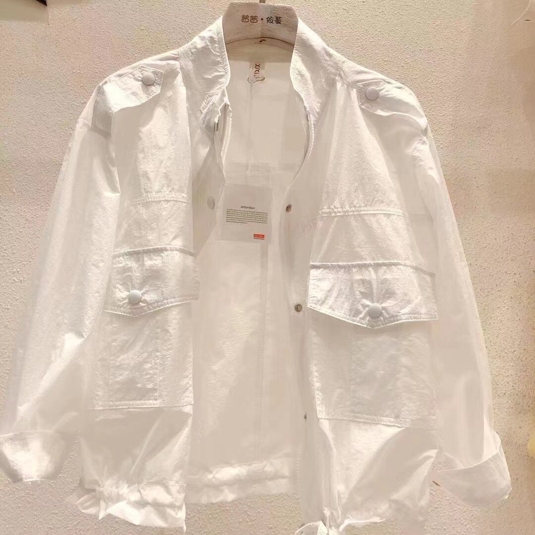 欧洲站超薄透气防晒夏装短款外套