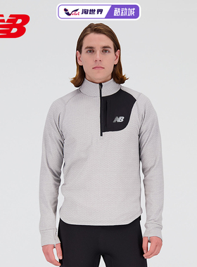 NEW BALANCE男运动长袖NB户外运动防风保暖无帽舒适MT23252-AG