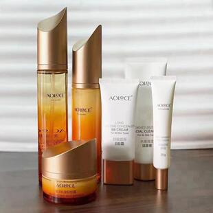 OLC奥丽斯蜗牛修护保湿精华水乳面霜抗皱霜化妆品护肤品组合套装