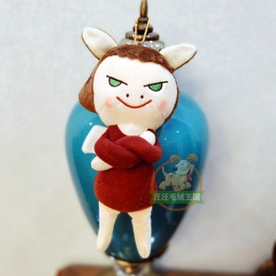 日单 奈良美智 恶魔天使 娃娃 包包毛绒挂件公仔玩具钥匙扣21厘米