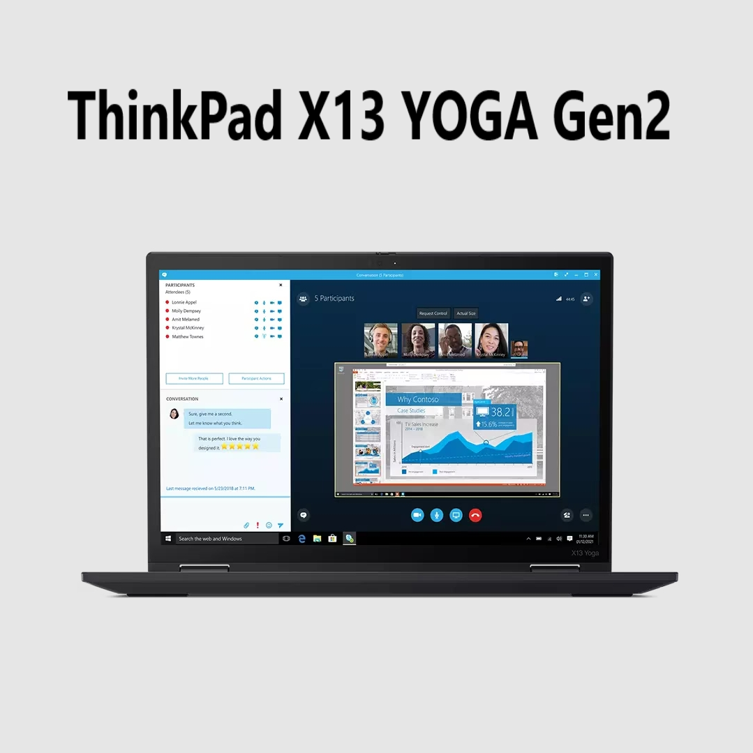 95新 ThinkPad X13 YOGA Gen2 i5 轻薄 触控 折叠屏 PC平板二合一