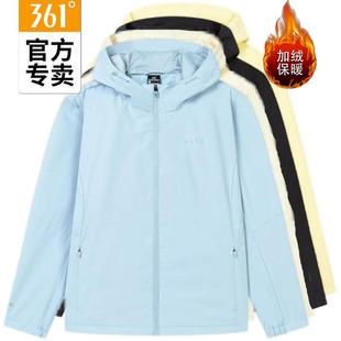 361女式 2025春抽绳运动服女子防风连帽外套56Z512601 绒里风衣新品