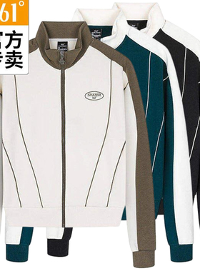 361女款开襟休闲卫衣新品2026春秋立领运动服百搭外套56Z619002A