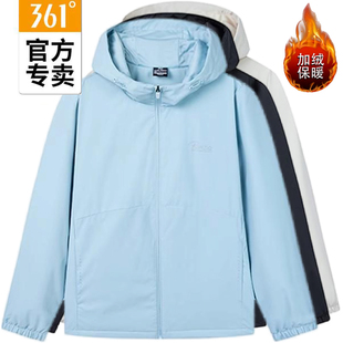 361女式 2024冬连帽跑步外套女子防风上衣56Z442051AS 绒里风衣新品