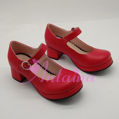 日常款通勤款舒适久站粗跟鞋