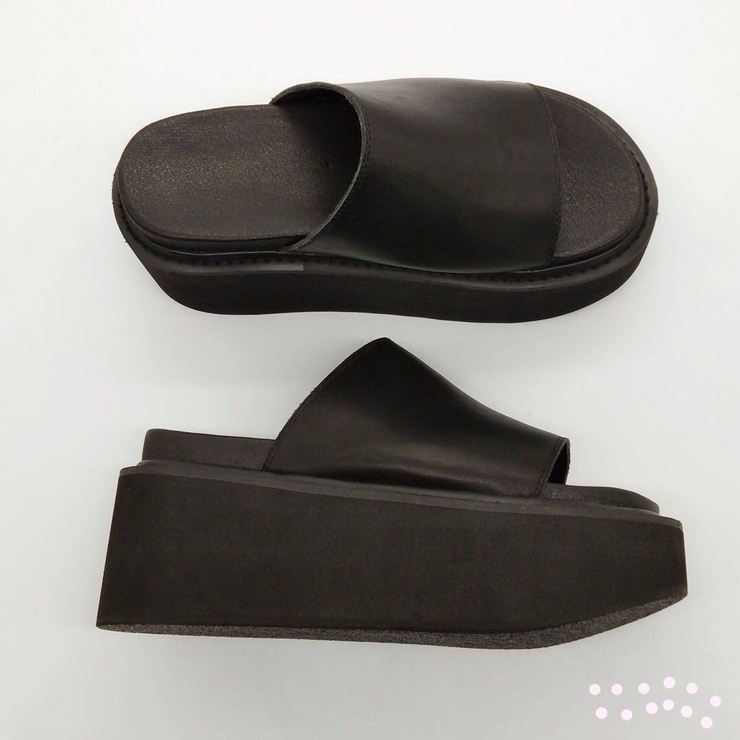 antaina手工鞋真皮拖鞋松糕厚底鞋韩版潮流时尚休闲女鞋1242,女鞋,其他拖鞋,淘宝优惠券,粉丝福利购,淘宝优惠卷