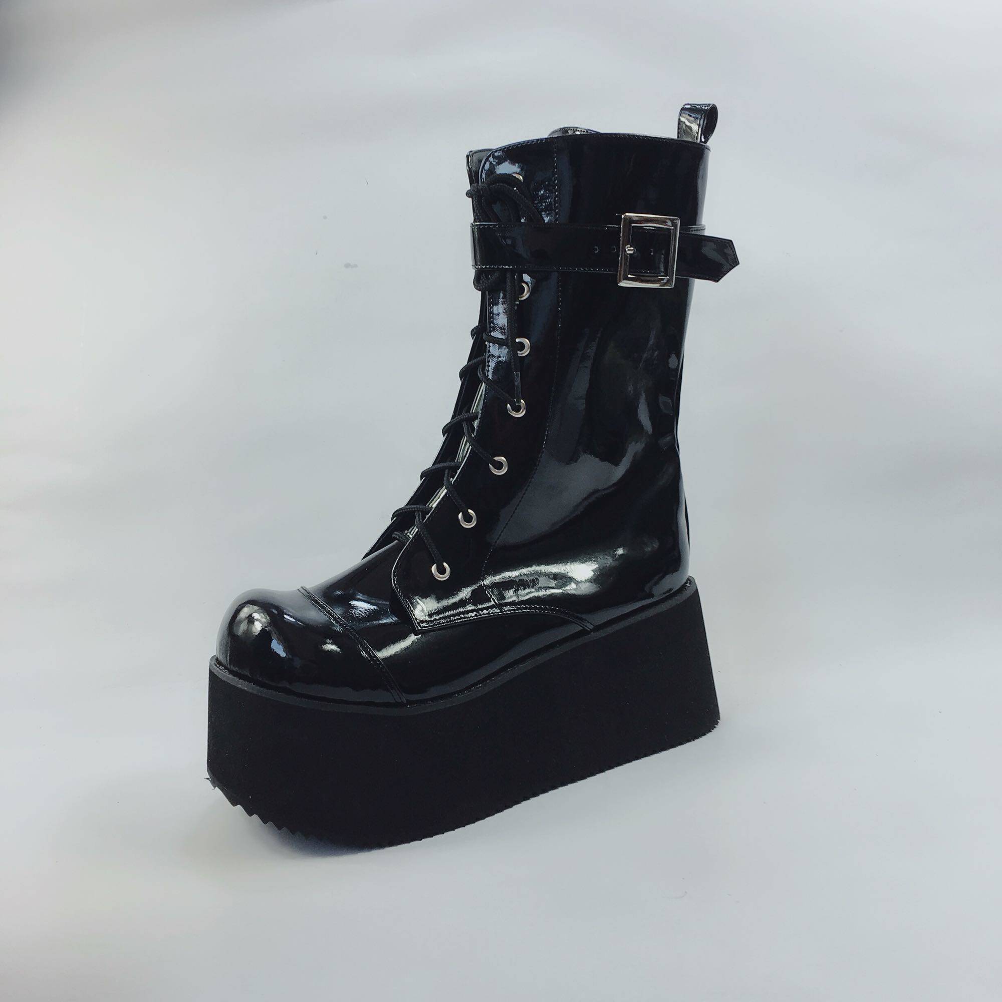 ANTAINA MUFFIN BOOTS THICK PRIMER LEATHER BOOTS WOMENS BOOTS PUNK ROCK STYLE EUROPEAN AND AMERICAN FASHION 2003