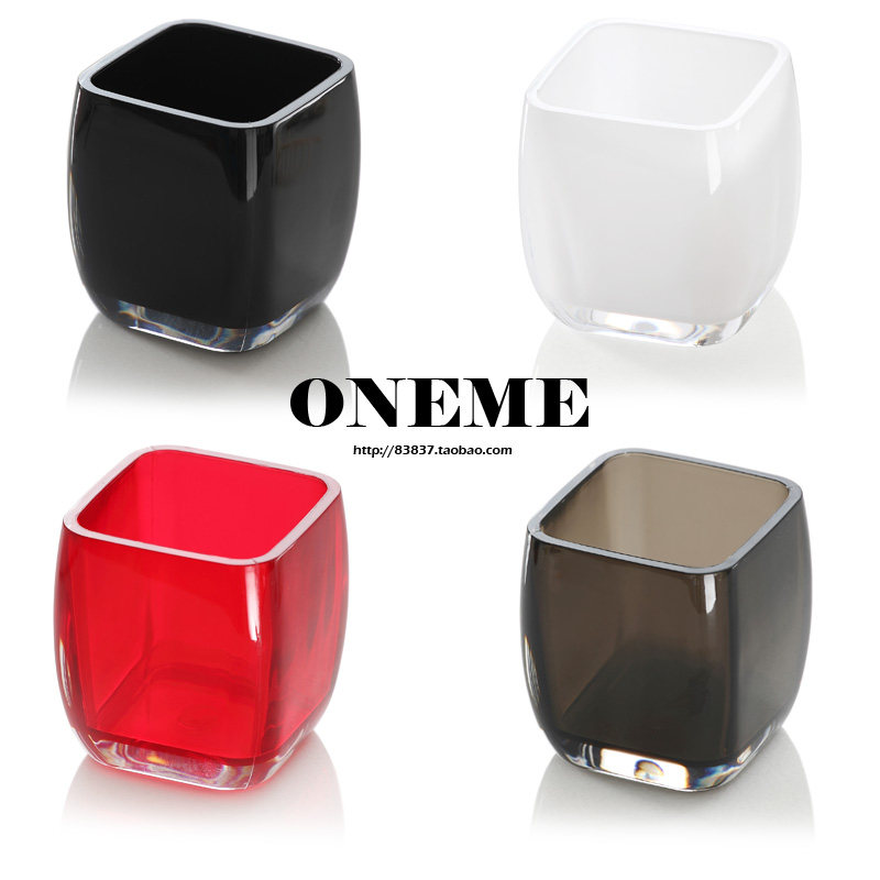 清库存格拉蒂丝亚克力结婚漱口杯纯色刷牙杯创意口杯牙缸情侣杯