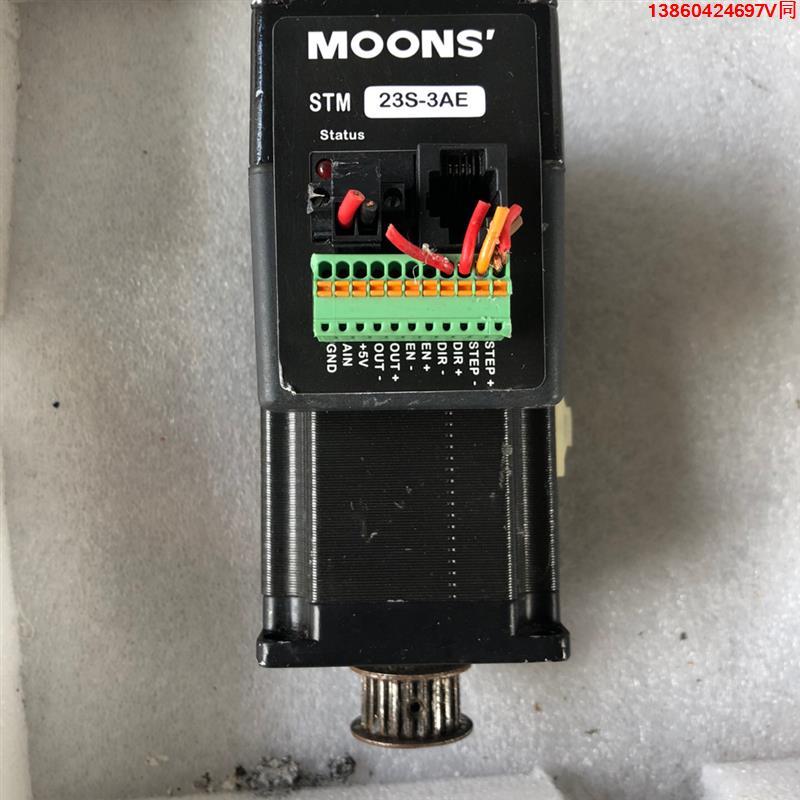 询价购-二手拆机MOONS电机STM23S-3RE 2AE一个。成色