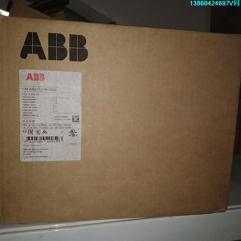 询价购-ABB软启动 PSE18－600－70 全新带包装 实物图现