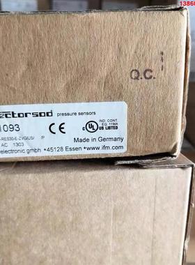 询价购-PI1093 易福门全新压力传感器 PI-025-RES30