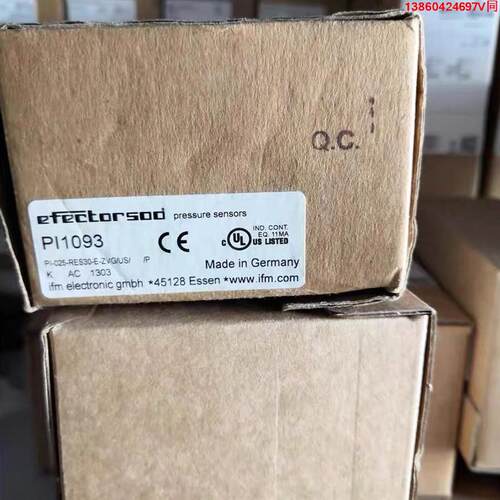 询价购-PI1093 易福门全新压力传感器 PI-025-RES30