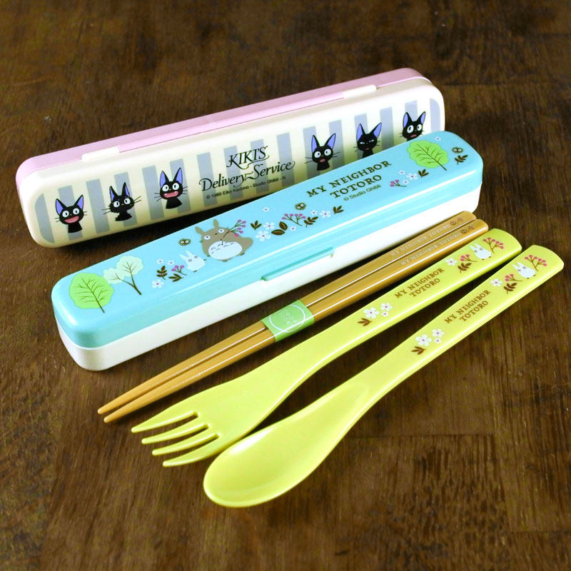skater日本小学生龙猫叉勺筷子套装带盒三件卡通可爱儿童便携餐具,餐饮具,便携/折叠餐具,淘宝优惠券,粉丝福利购,淘宝优惠卷
