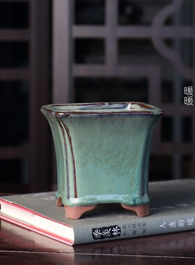 抽角暖暖花器36元简约风盆景盆