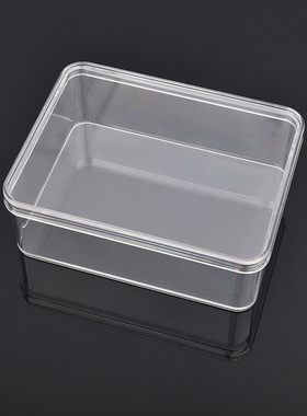 耐摔pc塑料盒天地盖展示盒127x97x46透明长方形收纳盒标本收藏盒