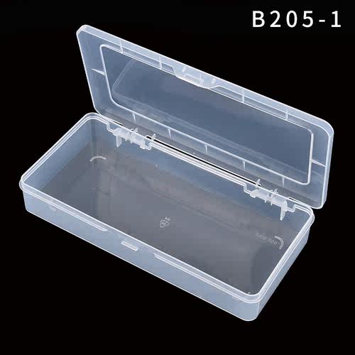 百年塑料盒透明pp五金工具零件盒