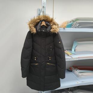 G系列~外贸轻奢秋冬女士中长款加厚棉服防风保暖收腰棉服