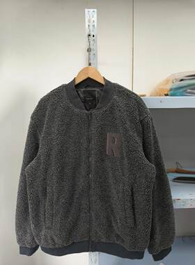 外贸秋冬男款羊羔绒棉服有加大码
