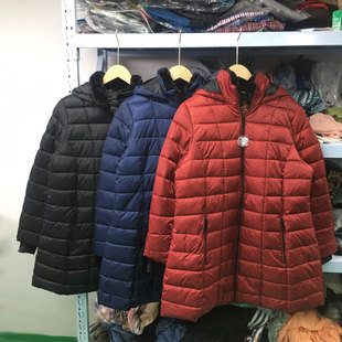 外贸大码加厚女款棉服女士防风连帽特厚保暖中长款棉衣加肥加大码