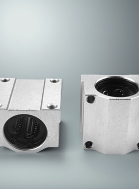 SCS箱式耐磨钢保持架直线铝滑块SCS10 12 16 20 25 30 35 40UUGA