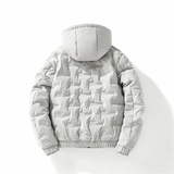 冬季新款男士连帽短款潮流加厚棉服外套大码M-5XL1988-P40，男装棉衣，星座1403B