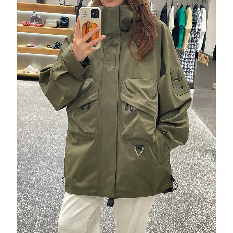 户外工装风冲锋衣外套风衣男女连帽百搭休闲夹克2353-P88,男装夹克,星座1403B