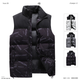 秋冬立领男士棉服外套男装马甲保暖马夹休闲棉衣背心上衣MJ99-P35，男装背心/马甲，星座1403B