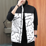 秋冬立领男士棉服外套男装马甲保暖马夹休闲棉衣背心上衣MJ99-P35，男装背心/马甲，星座1403B