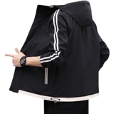 2023春秋男士休闲韩版潮流连帽夹克百搭青年工装上衣JK621-P30，男装夹克，星座1403B