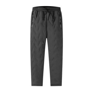 加厚休闲裤男羊羔绒卫裤防寒保暖加绒裤子大码棉裤束脚裤8911-P23图片