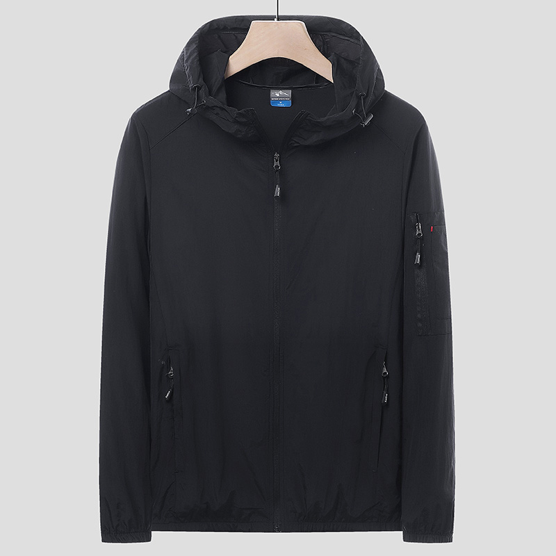 新防晒衣男薄款外套夏季户外运动透气防紫外套外线皮肤衣F582-P28，男装夹克，星座1403B